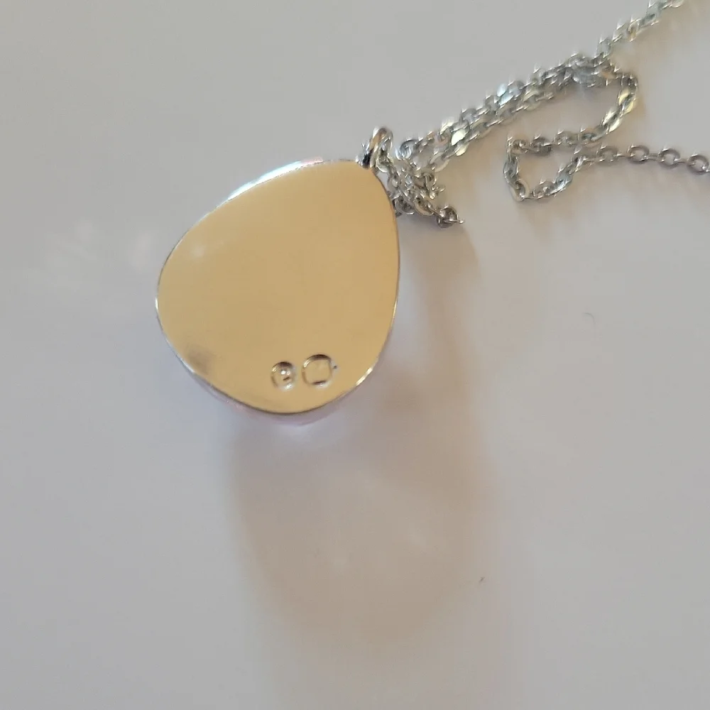 Swarovski Pink Tint Crystal Necklace - Picture 5 of 11